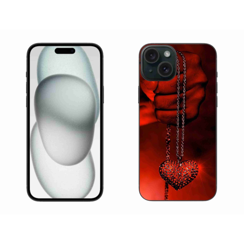 Gél borítás mmCase iPhone 15 Plus készülékhez - nyaklánc