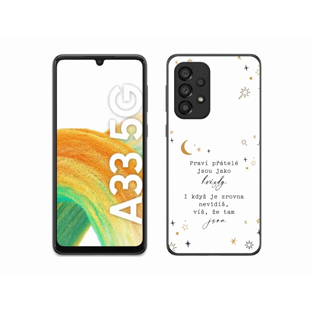 Gél borítás mmCase Samsung Galaxy A33 5G - idézem 6 fehér háttér