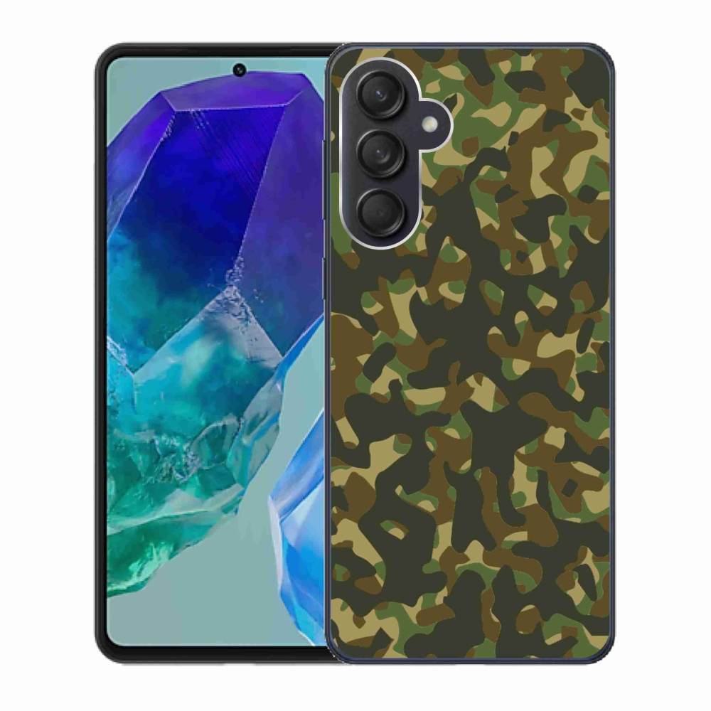 Gél védőhuzat mmCase Samsung Galaxy M55 5G - terepszínű mintázat 1