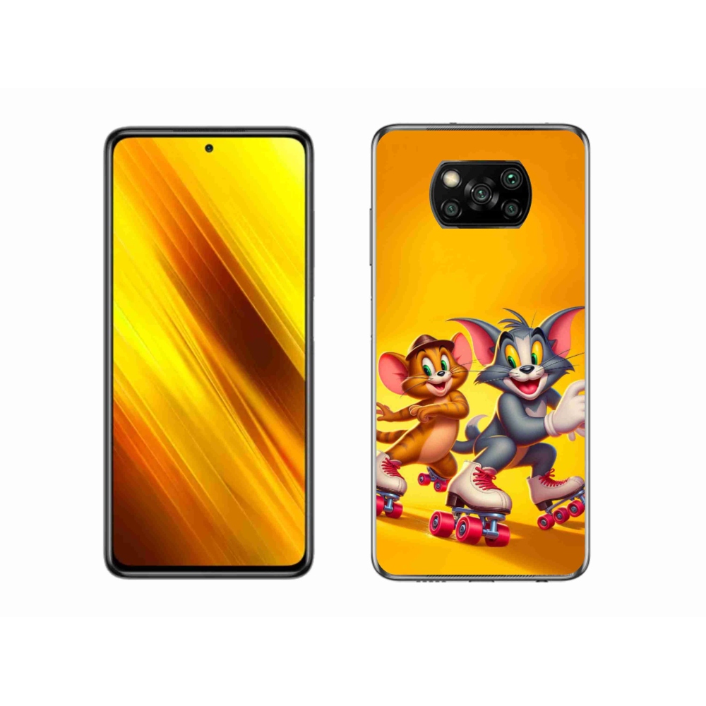 Gél borítás mmCase a Xiaomi Poco X3 Pro számára - tom a jerry