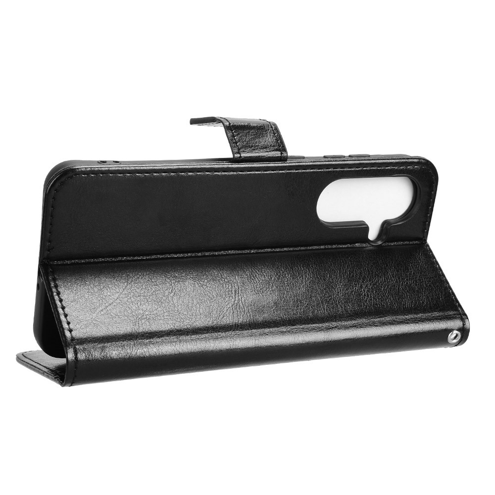 Őrült könyv tok Samsung Galaxy A56 5G-hez - fekete