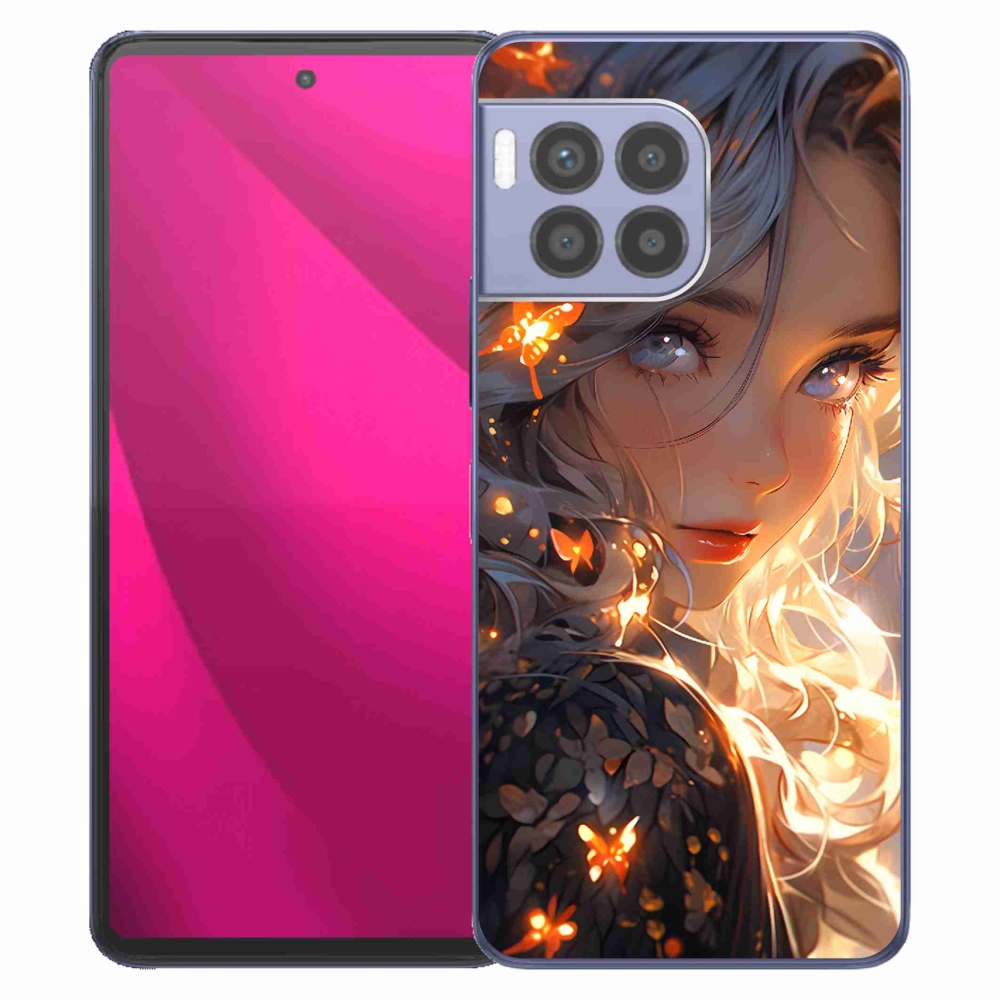 Zselés borítás mmCase a T-Mobile T Phone 2 Pro készülékhez - lány és pillangók