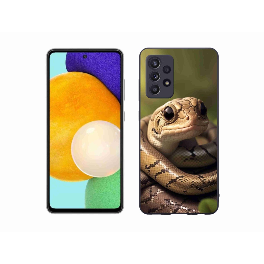 Zselés borítás mmCase Samsung Galaxy A52/A52 5G - kígyó 1