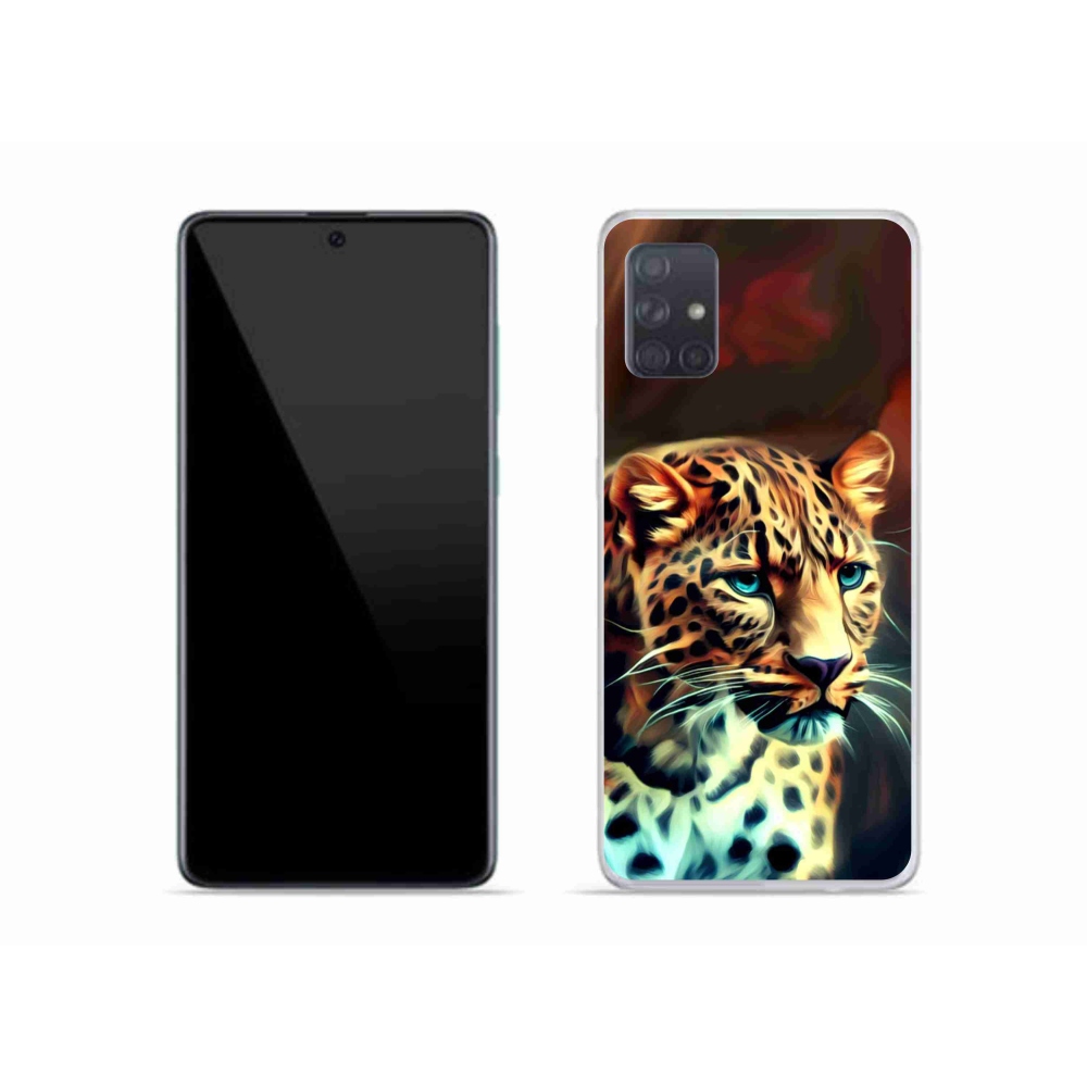 Zselés borítás mmCase Samsung Galaxy A51 készülékhez - leopárd