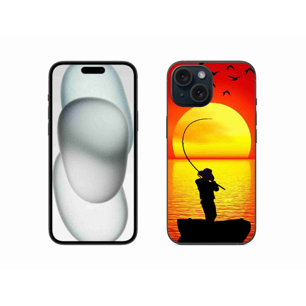 Zselés borítás mmCase iPhone 15-hez - horgászat