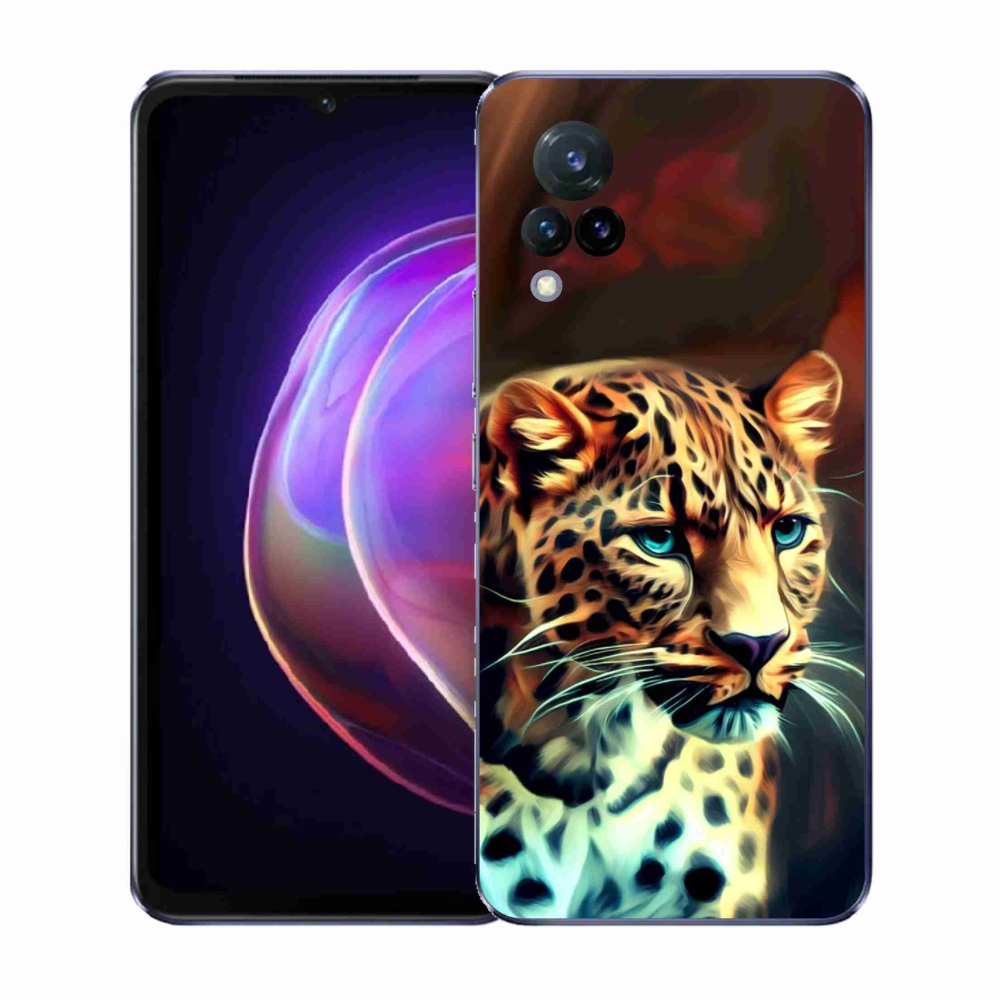 Gél borítás mmCase a Vivo V21 4G/5G készülékhez - leopárd