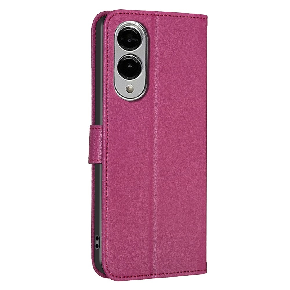 Clover könyv tok Samsung Galaxy S25 Edge készülékhez - rózsaszínű