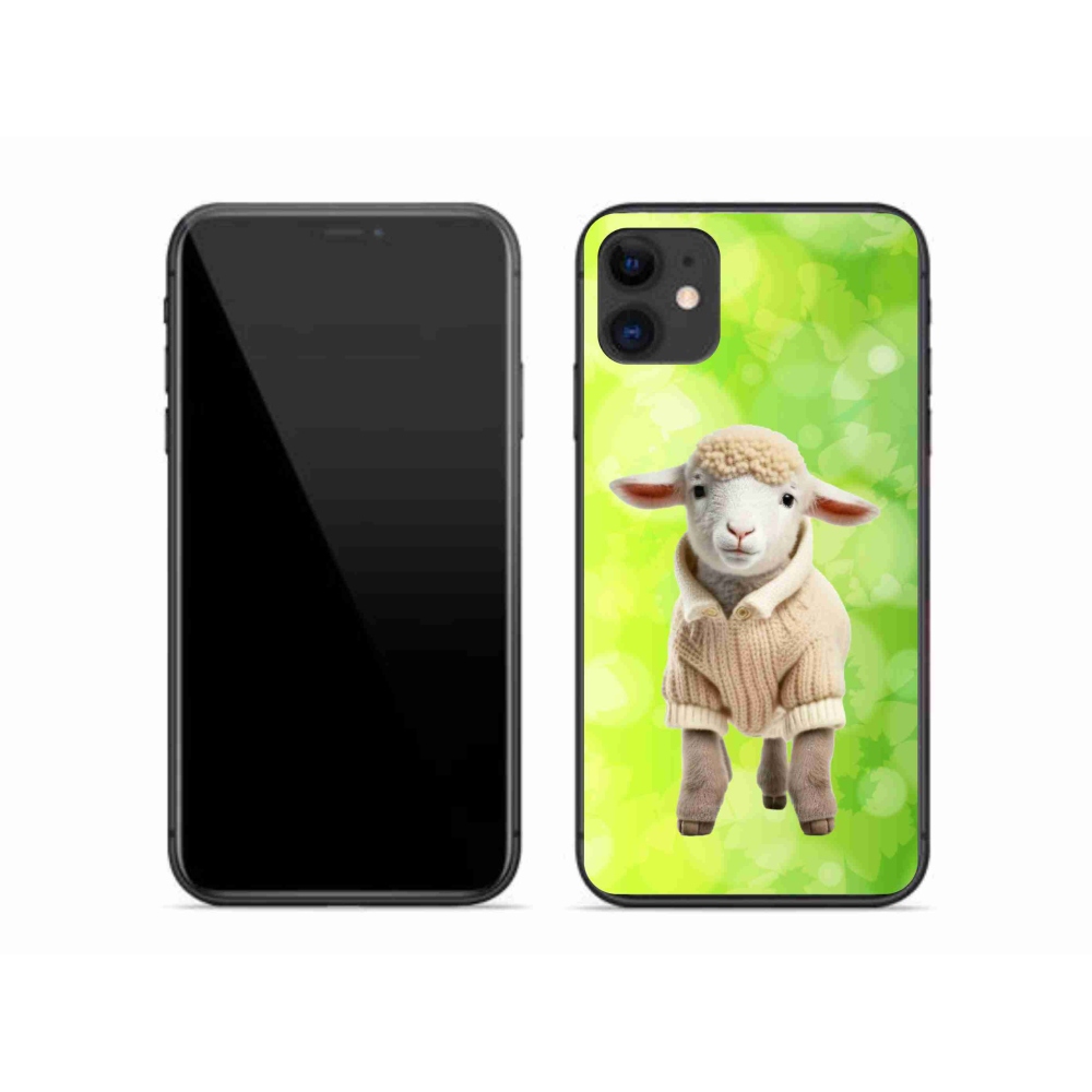 Gél borítás mmCase iPhone 11 készülékhez - bárány pulóverben