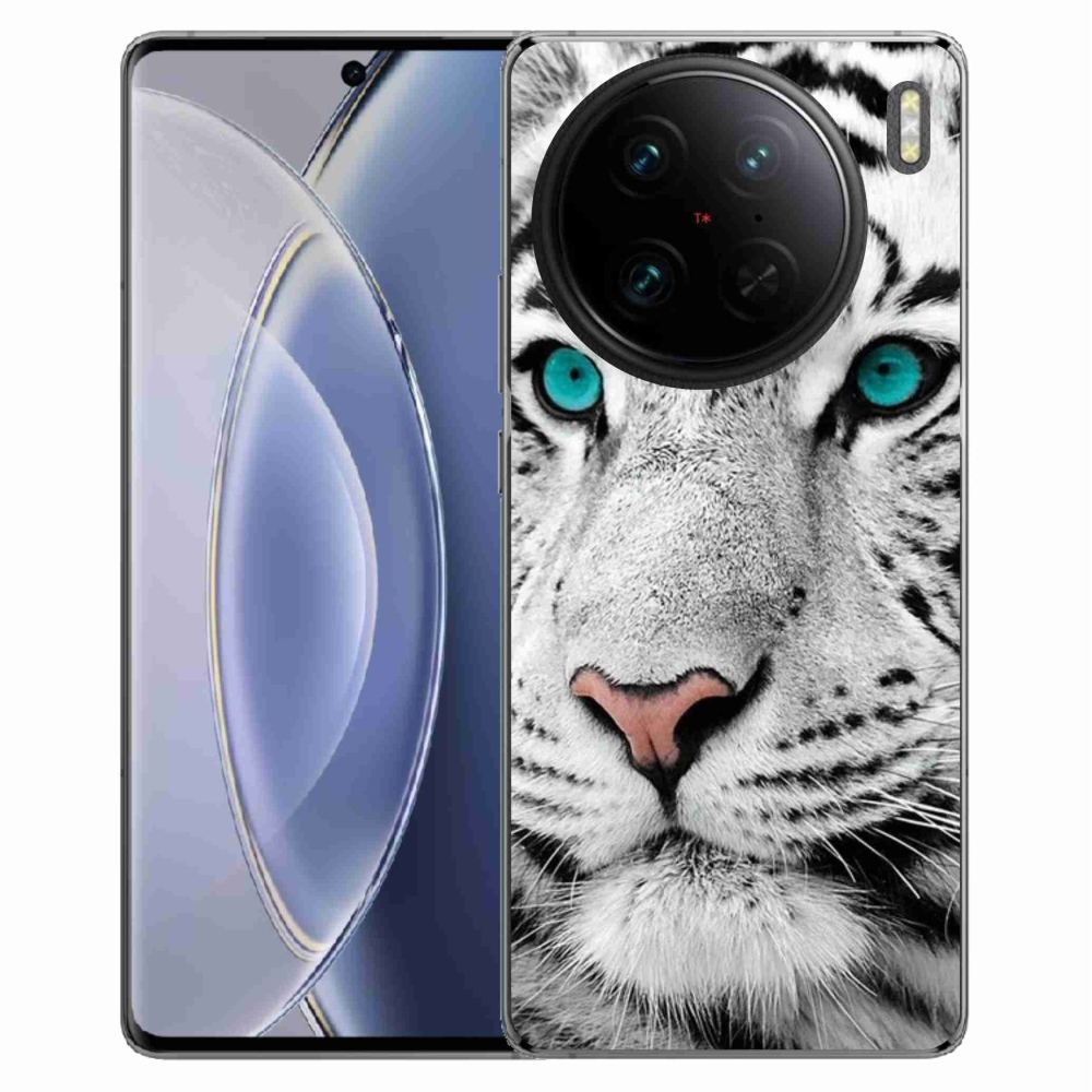 Gél borítás mmCase a Vivo X90 Pro készülékhez - fehér tigris