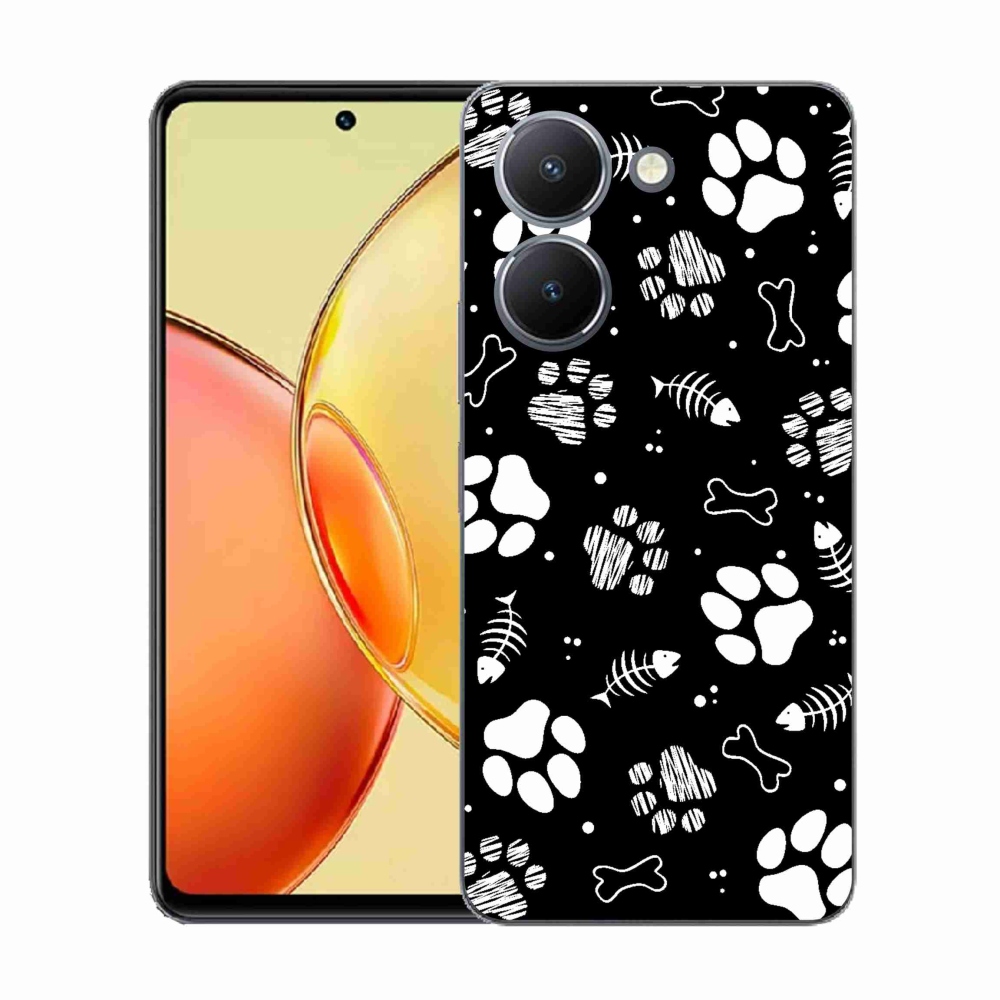 Gél borítás mmCase a Vivo Y36-hoz - kutyamancsok