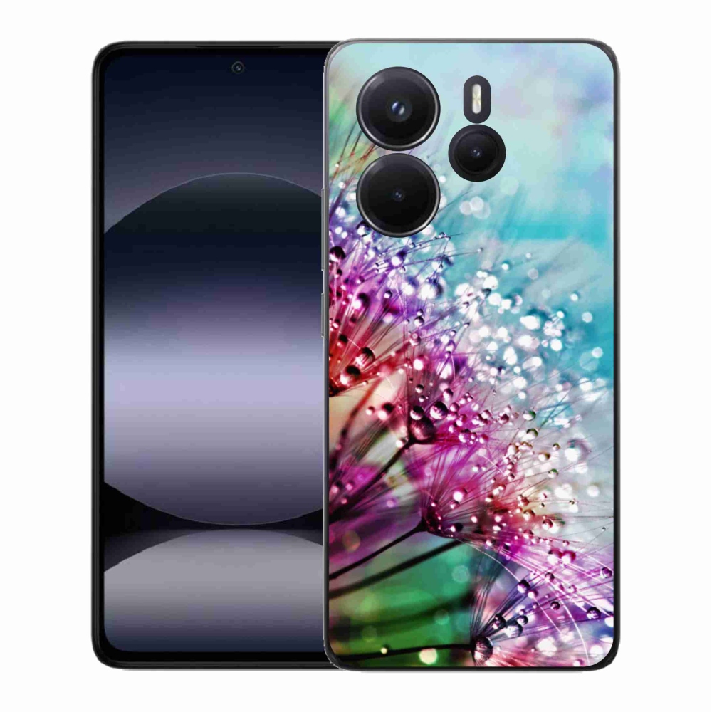 Gél borító mmCase a Xiaomi Redmi Note 14-hez - színes virágok