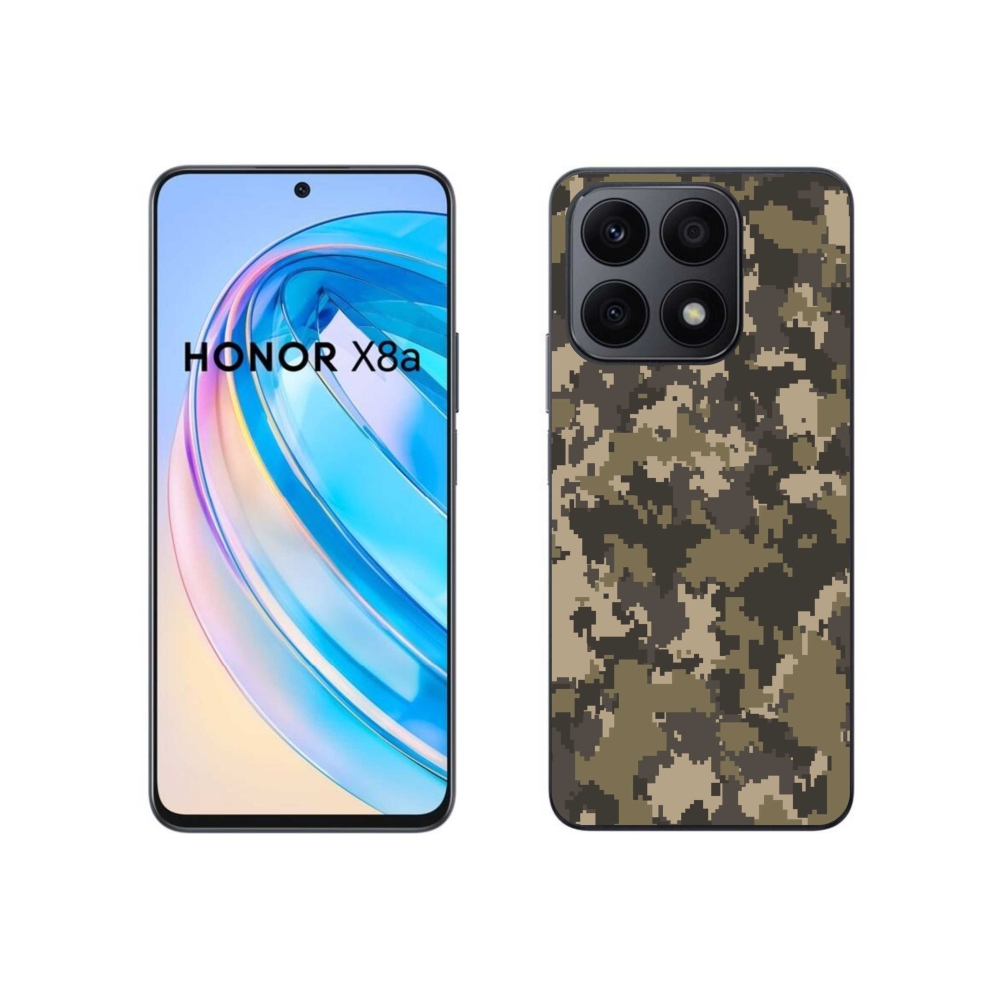 Zselés borítás mmCase a Honor X8a készülékhez - álcázó minta 12