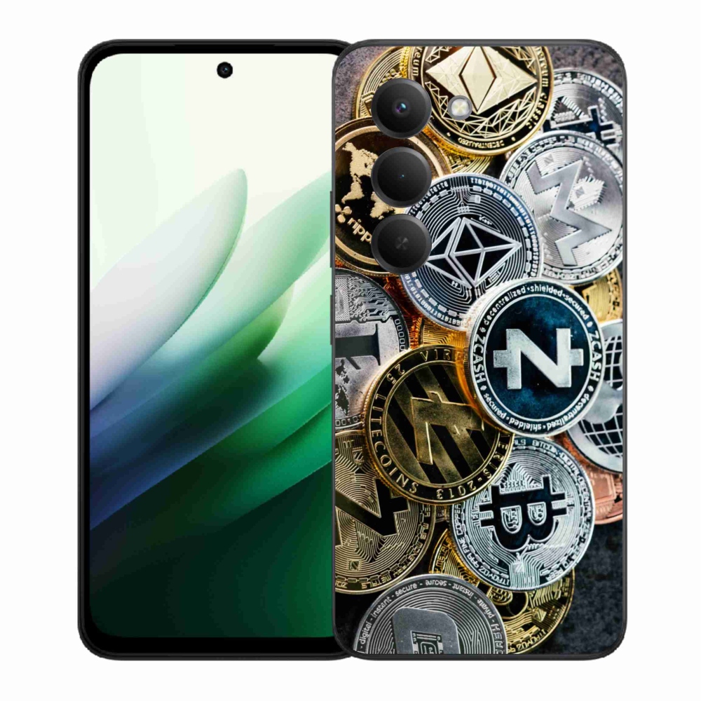Gél borító mmCase a Xiaomi Redmi 15 5G számára - kriptovaluták