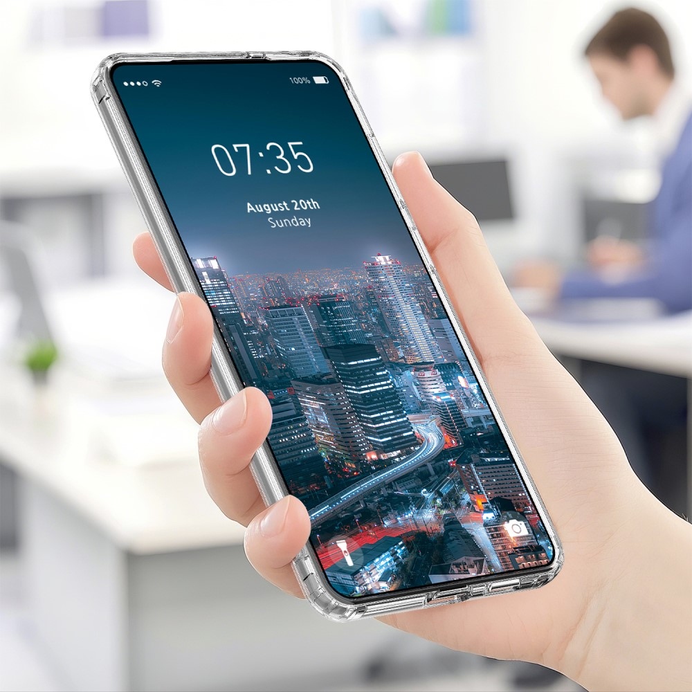 Gél tok MagSafe támogatással Samsung Galaxy S25 Edge készülékhez - átlátszó