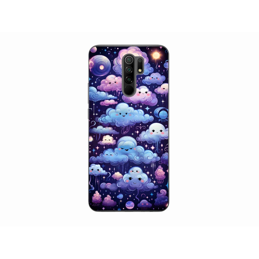 Gél borítás mmCase a Xiaomi Redmi 9-hez - felhők
