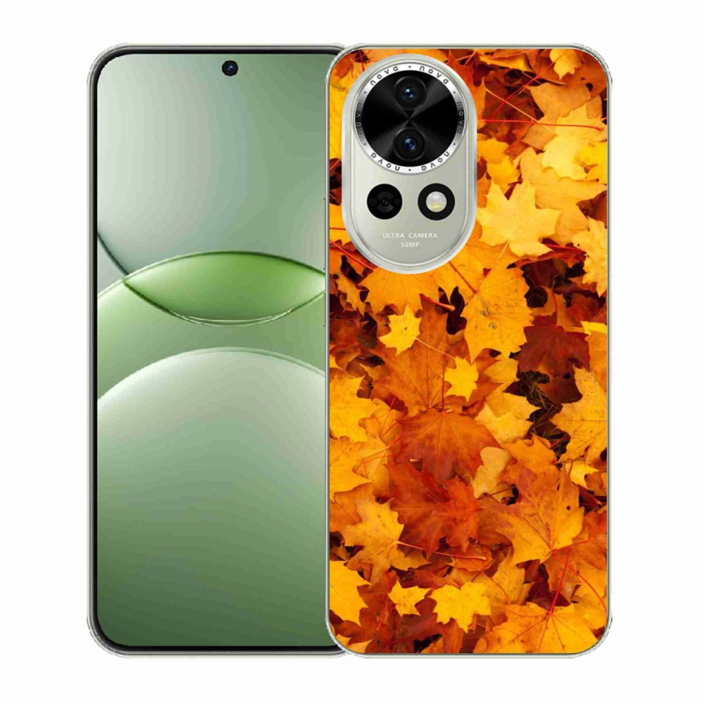 Gél borítás mmCase a Huawei Nova 13 5G készülékhez - juharlevelek