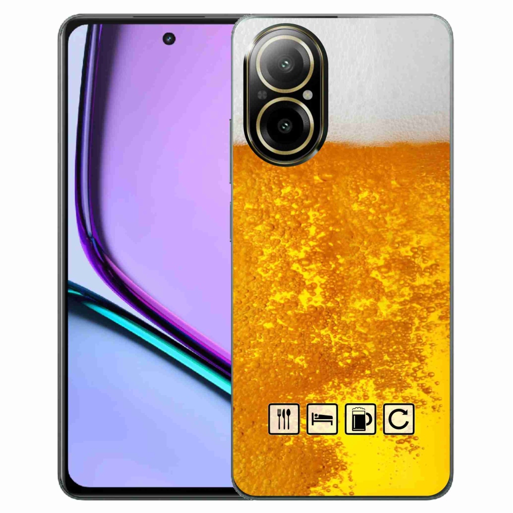 Gél borítás mmCase a Realme C67 készülékhez - sör motívum 3