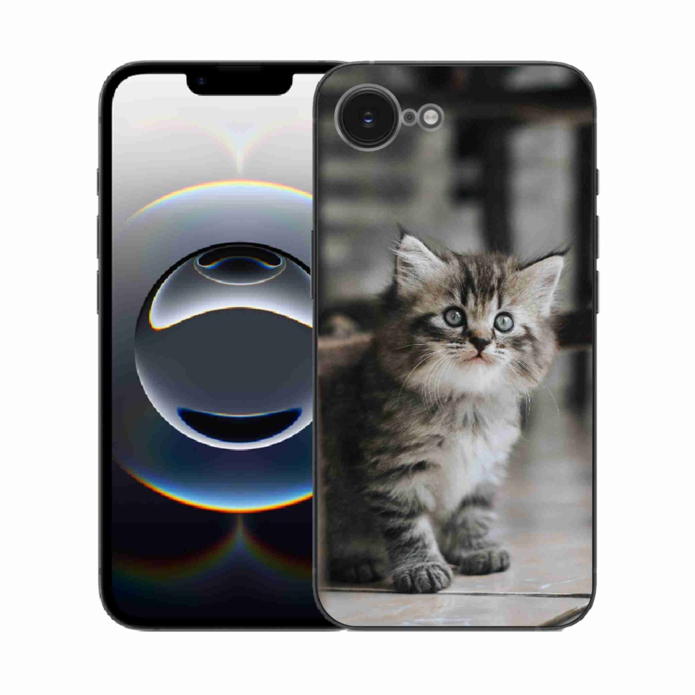 Zselés borítás mmCase iPhone 16e készülékhez - cica