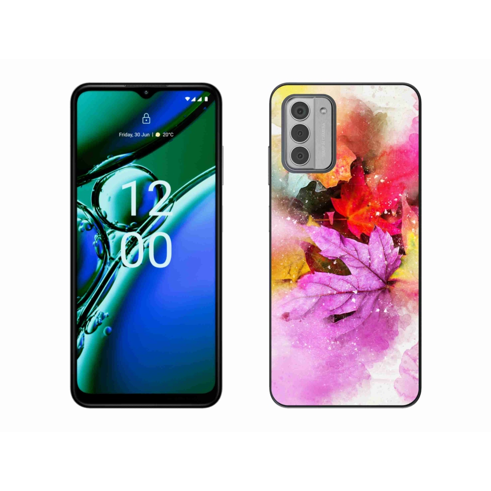 Zselés borító mmCase a Nokia G42 készülékhez - színes levelek