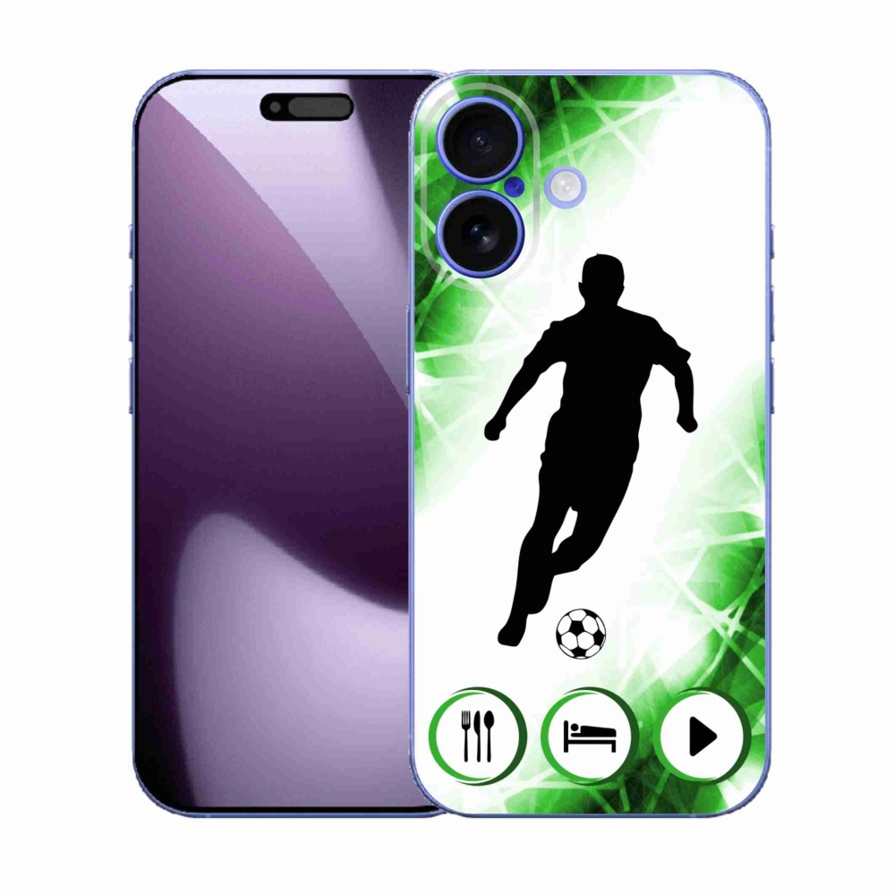 Gél borítás mmCase iPhone 17 készülékhez - futballista