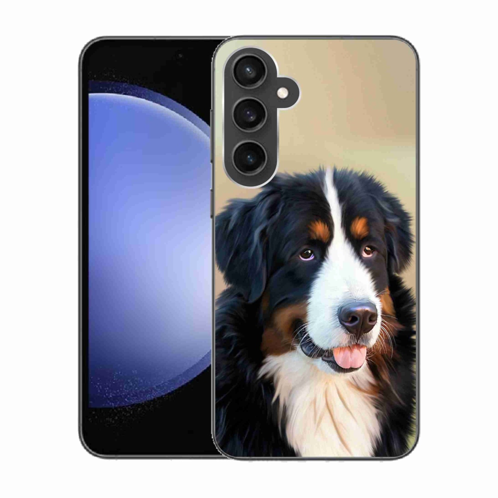 Gél tok mmCase Samsung Galaxy S23 FE készülékhez - Berni hegyi kutya