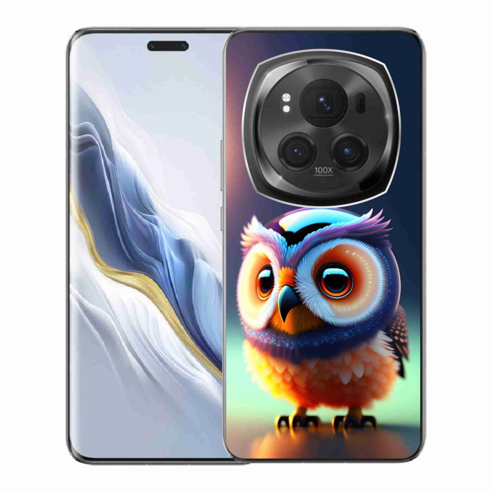 Zselés borítás mmCase a Honor Magic 6 Pro 5G készülékhez - bagoly