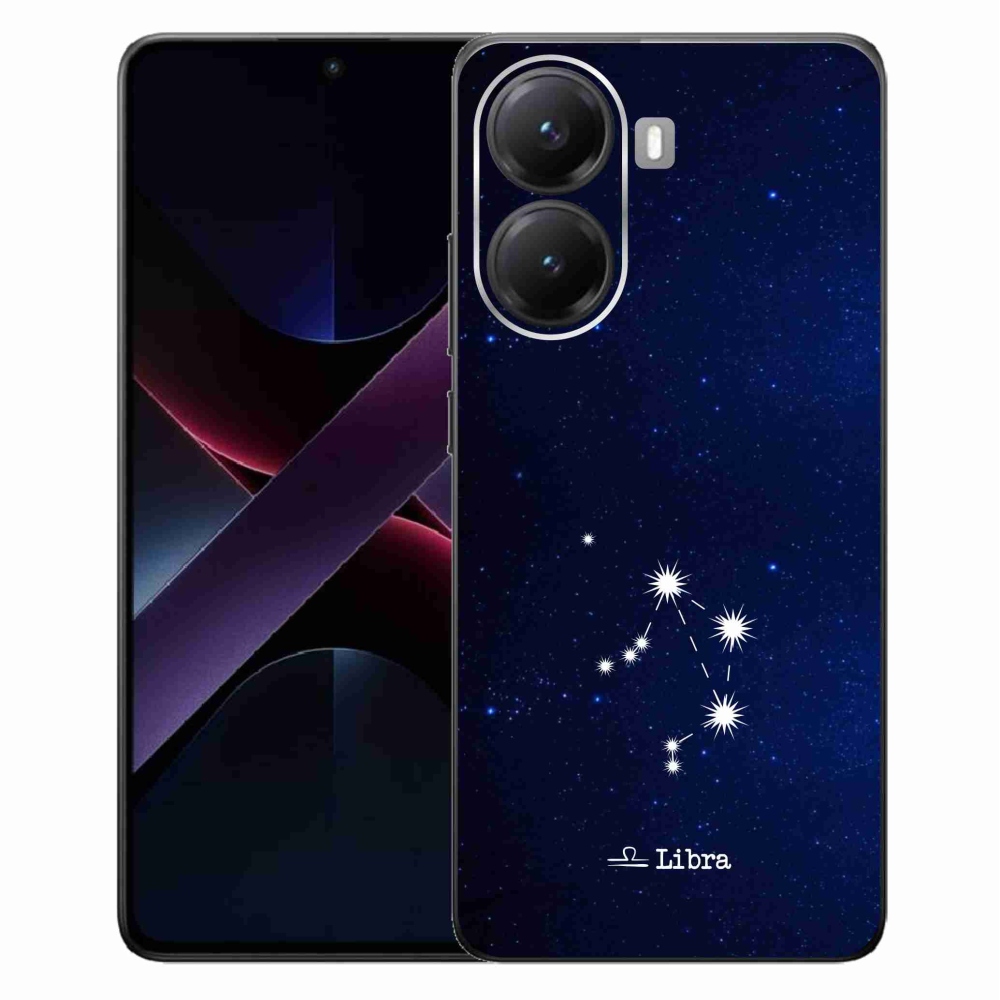 Gél borítás mmCase a Xiaomi Poco X7 Pro 5G számára - csillagkép Libra