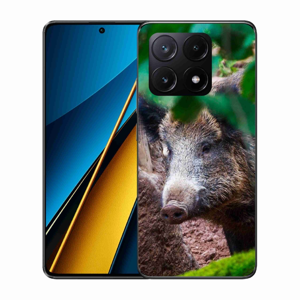 Gél borítás mmCase a Xiaomi Poco X6 Pro 5G számára - vaddisznó