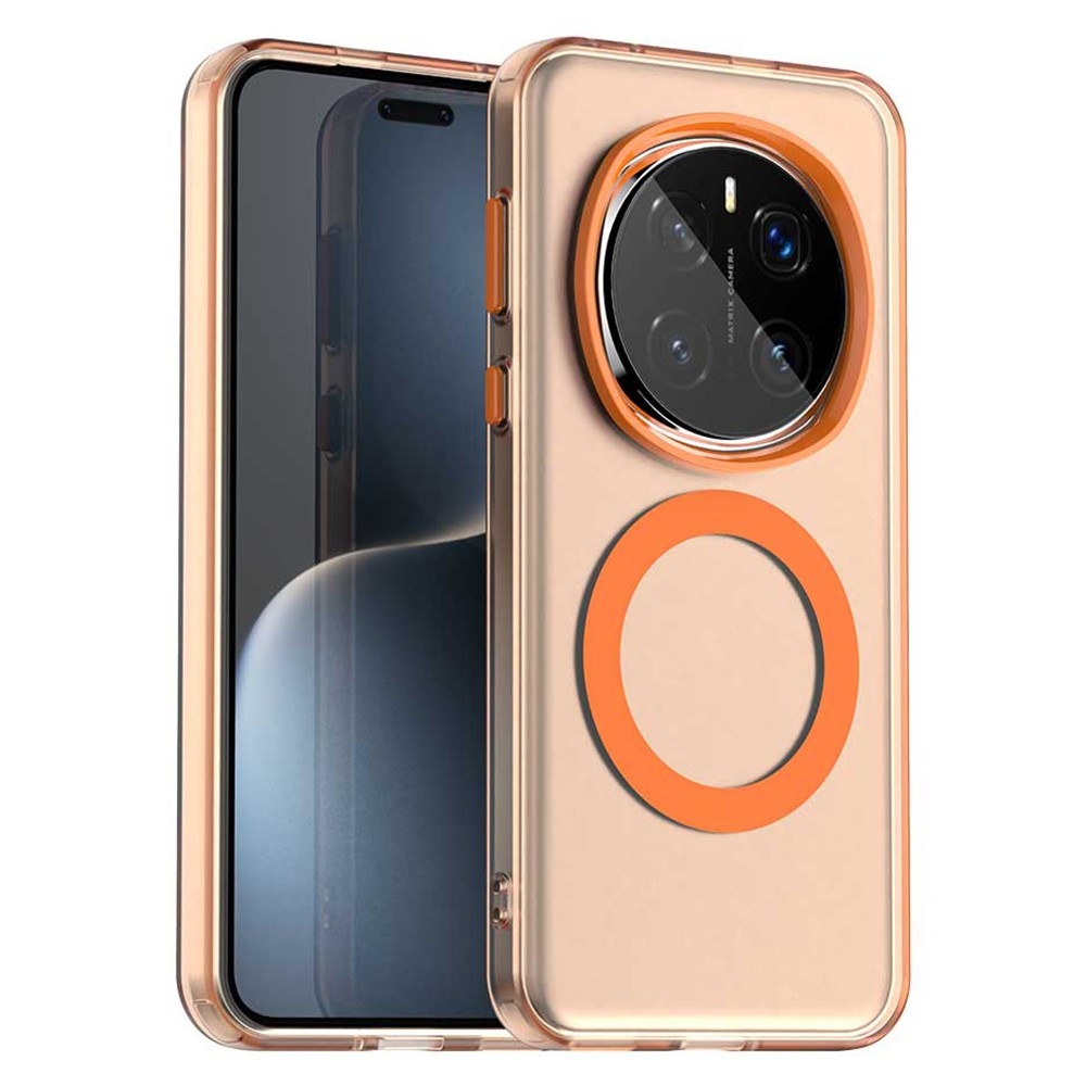 Candy zselés tok MagSafe-val a Honor Magic 7 Pro 5G számára - narancssárga