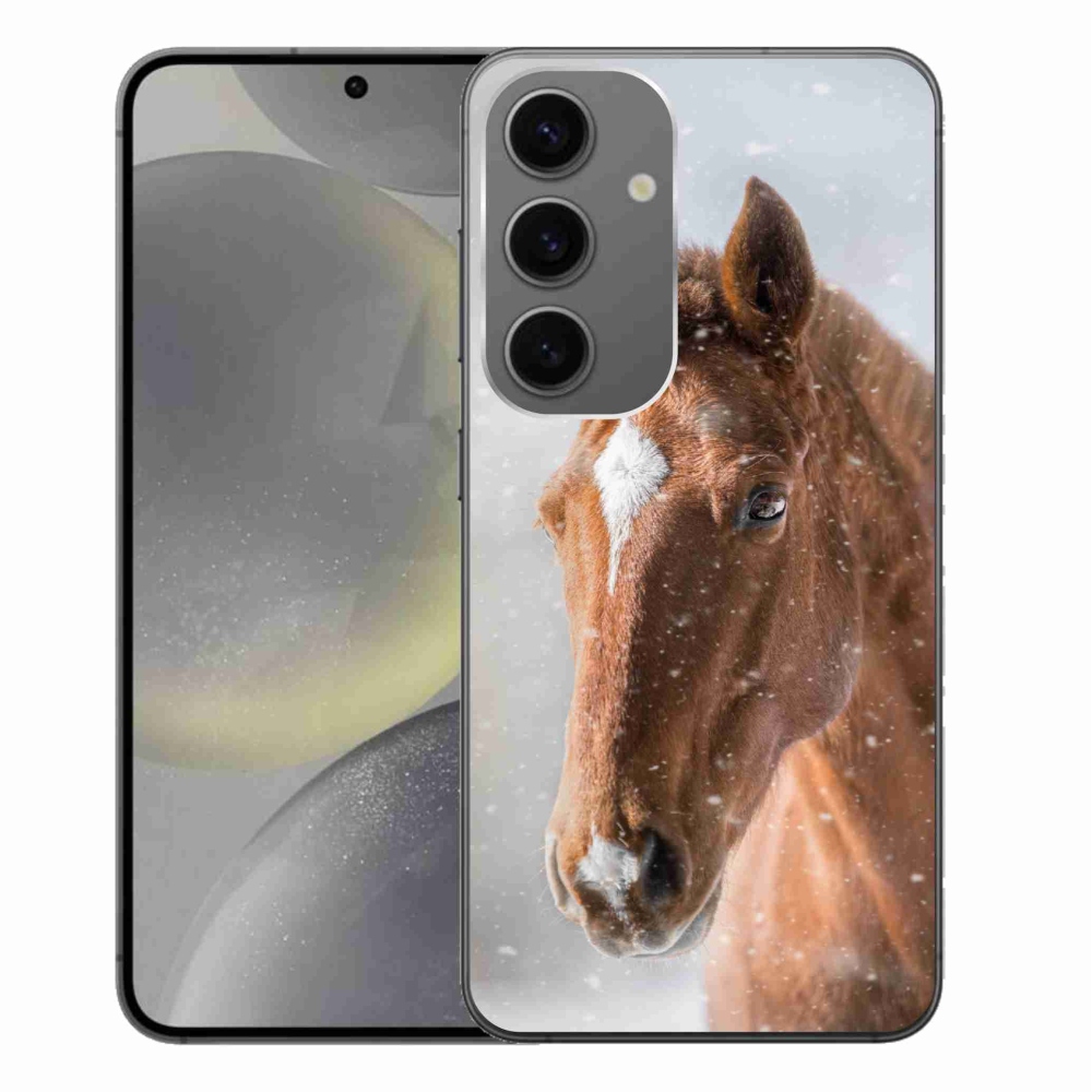 Zselés borítás mmCase Samsung Galaxy S24+ - barna ló 2