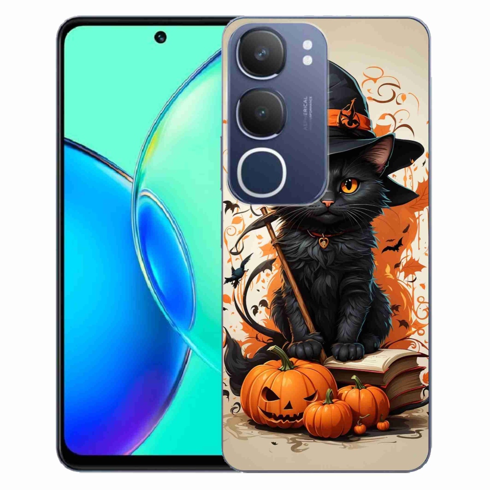 Zselés borítás mmCase a Vivo Y19s készülékhez - cat wizard