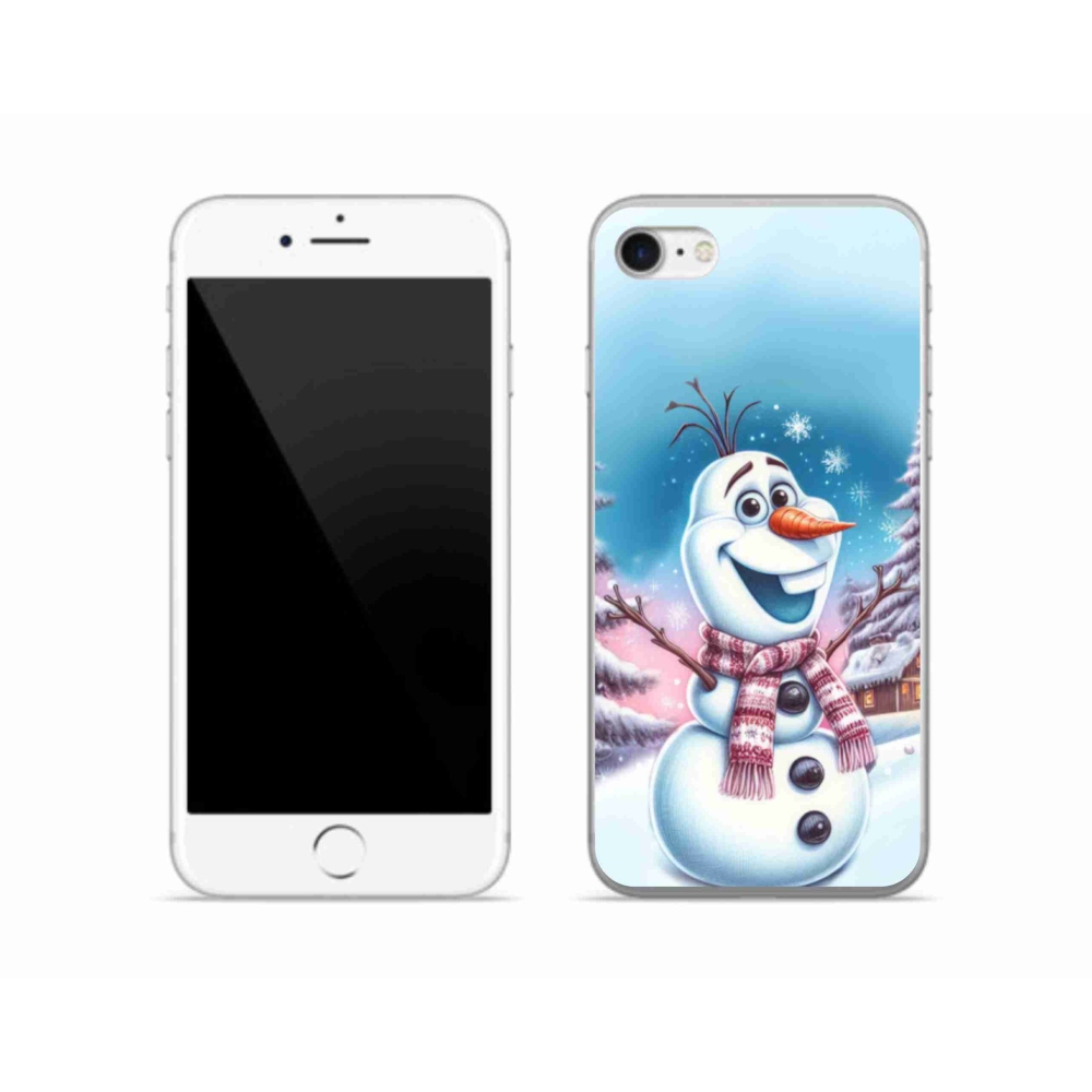 Gél védőburkolat mmCase iPhone SE (2022) - Jégkirályság