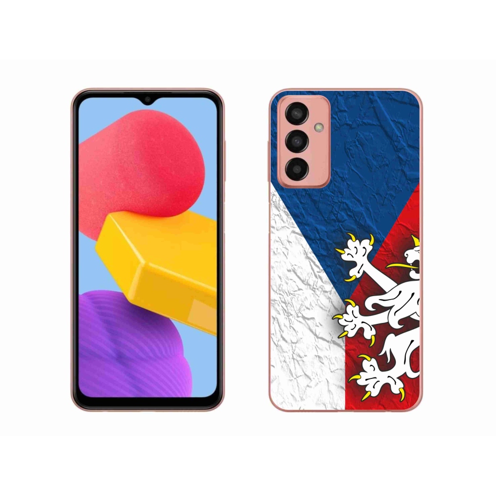 Gél védőhuzat mmCase Samsung Galaxy M13 - cseh zászló 1