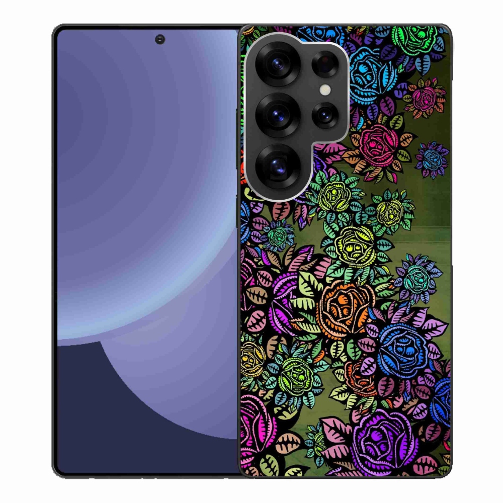 Gél borító mmCase Samsung Galaxy S25 Ultra - virágok 6