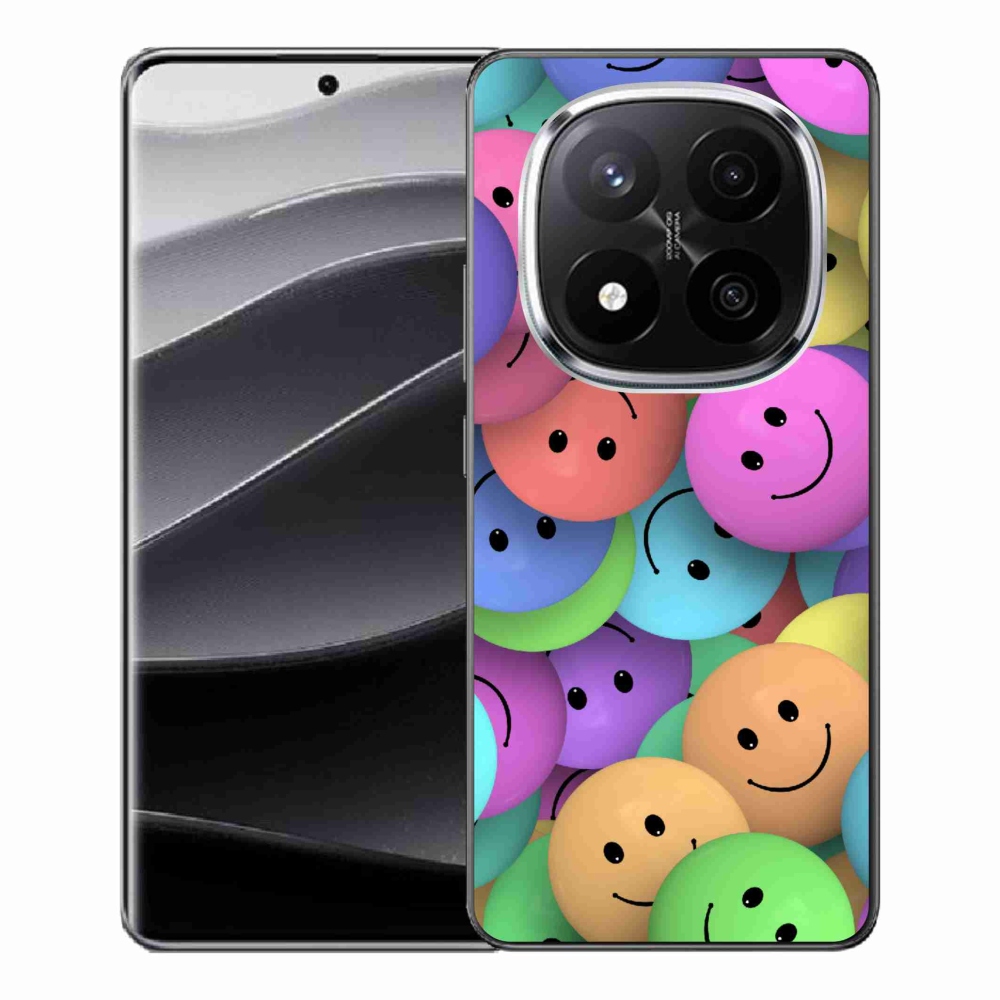 Gél borítás mmCase a Xiaomi Redmi Note 14 Pro+ 5G számára - színes smiley-kkal