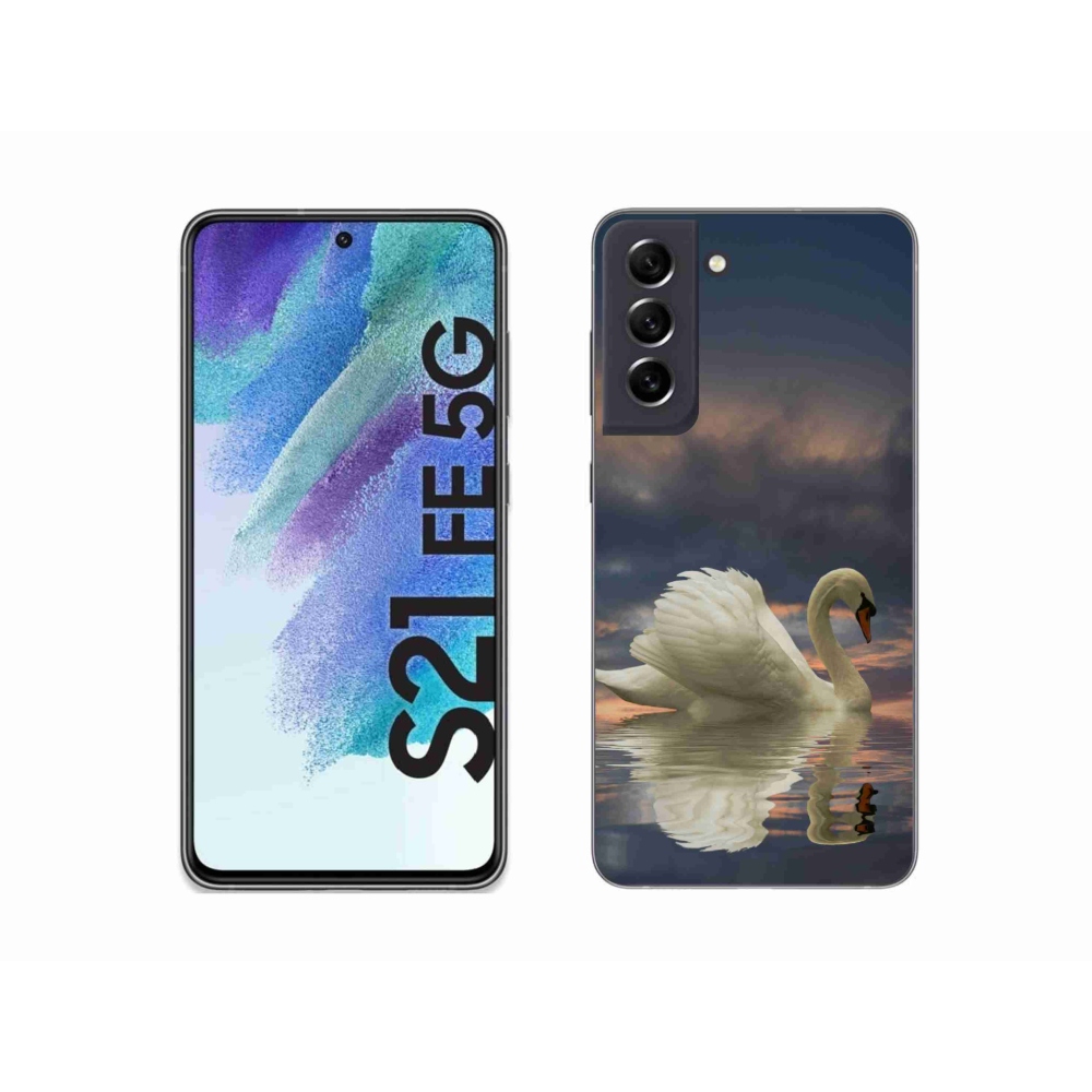 Gél védőhuzat mmCase Samsung Galaxy S21 FE 5G - hattyú