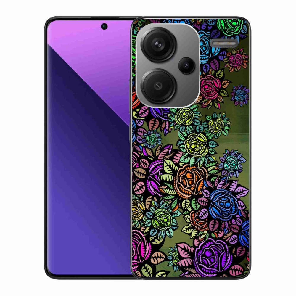 Gél borítás mmCase a Xiaomi Redmi Note 13 Pro+ 5G - virágok 6