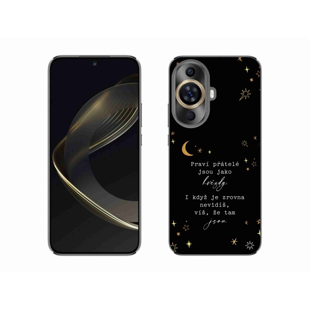Gél borító mmCase a Huawei Nova 11 - idézet 6 fekete háttérrel
