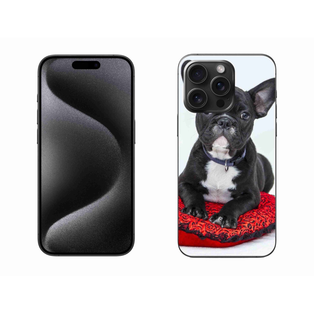 Gél tok mmCase iPhone 15 Pro Max készülékhez - bulldog