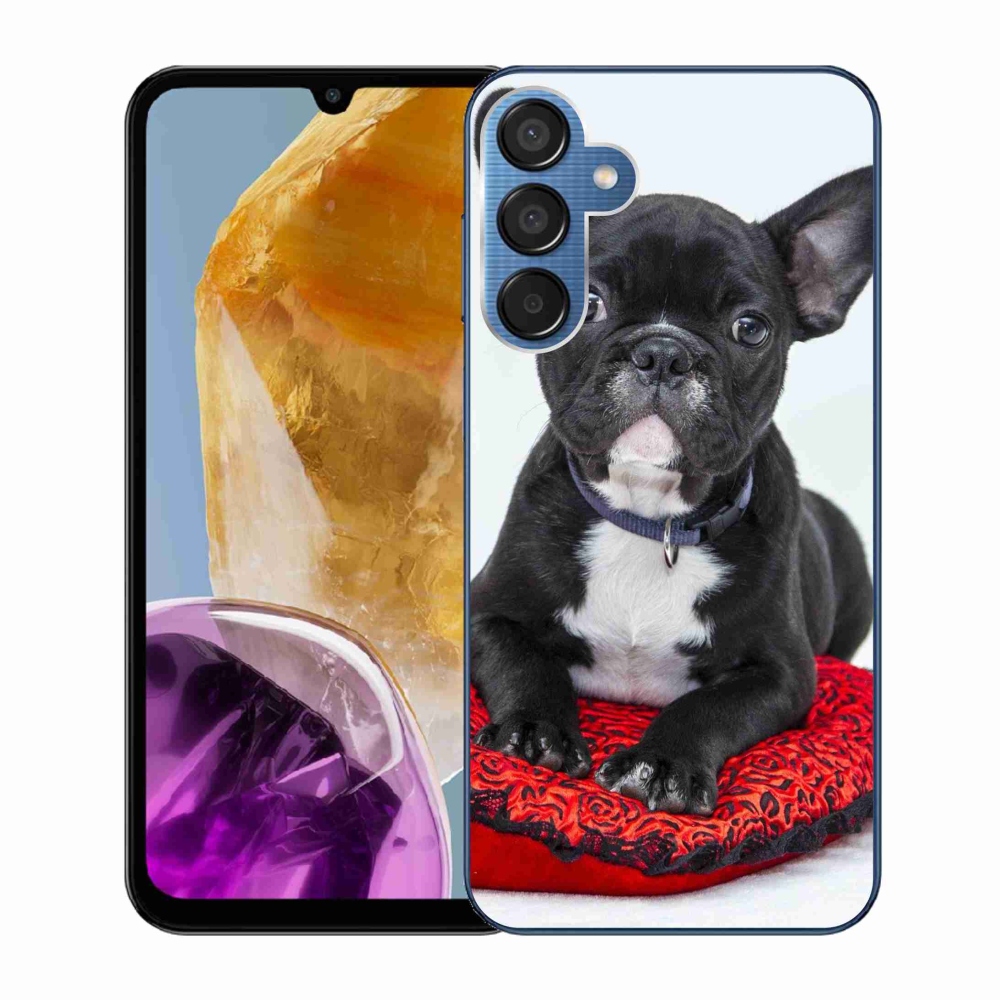 Gél tok mmCase a Samsung Galaxy M15 5G készülékhez - bulldog