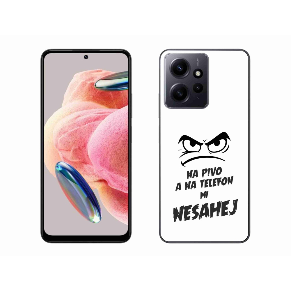 Gél borítás mmCase a Xiaomi Redmi Note 12 4G - sör motívum 2 fehér háttérrel