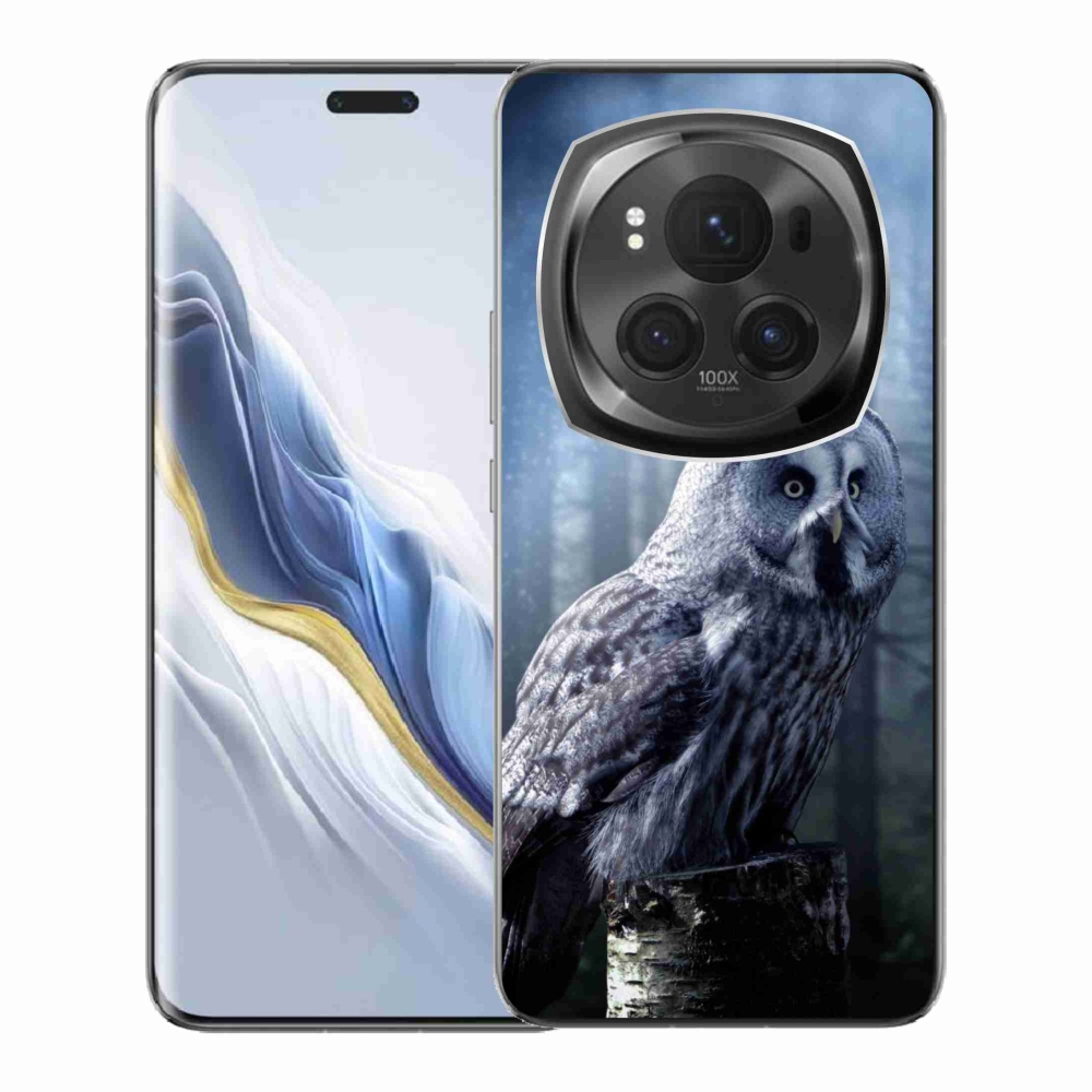 Zselés borítás mmCase a Honor Magic 6 Pro 5G készülékhez - bagoly