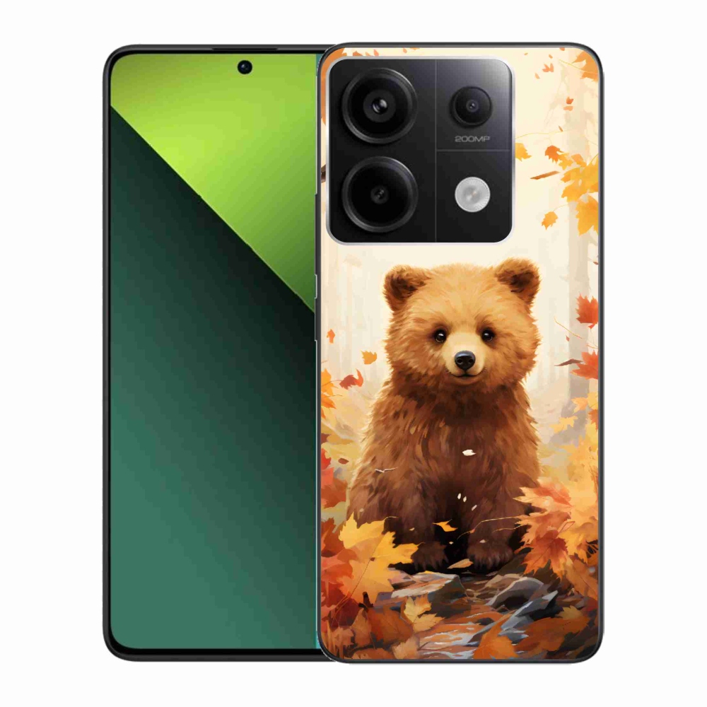 Zselés borítás mmCase a Xiaomi Redmi Note 13 Pro 5G/Poco X6 5G - medve az erdőben