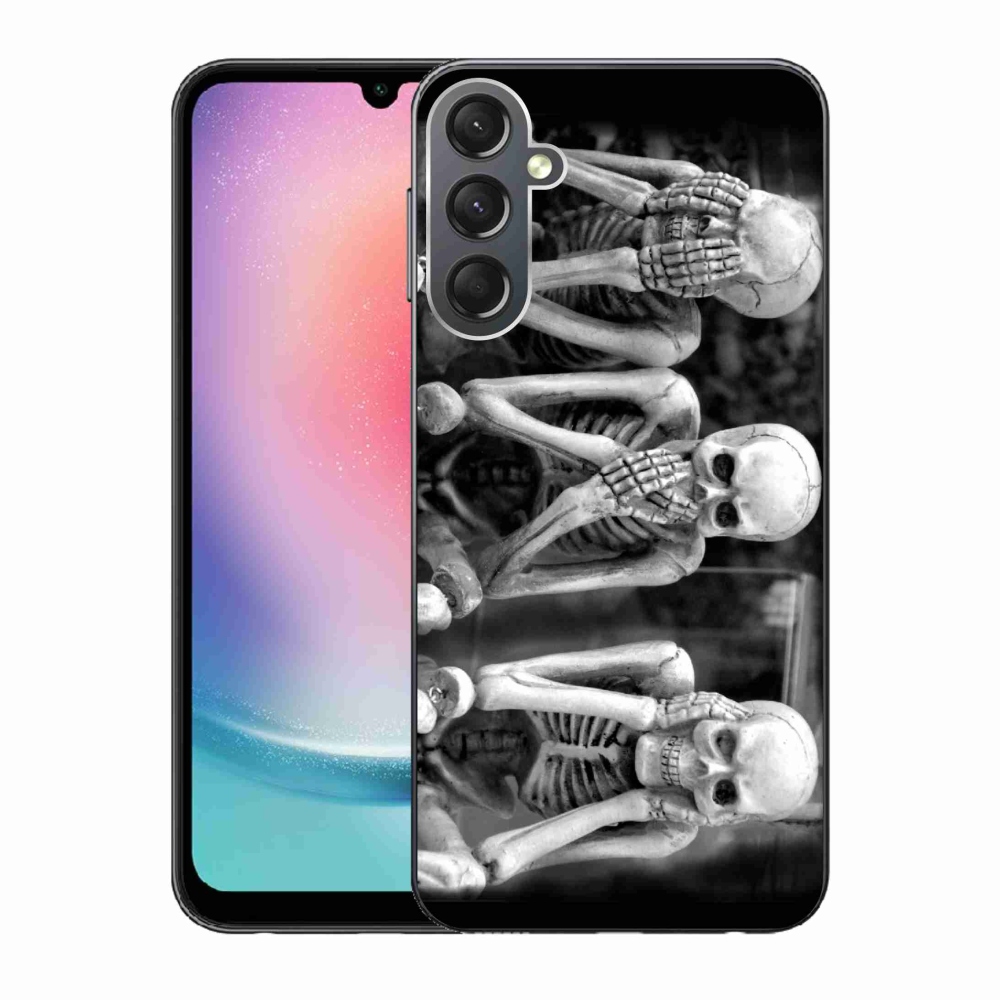 Gél borítás mmCase Samsung Galaxy A24 - csontvázakhoz