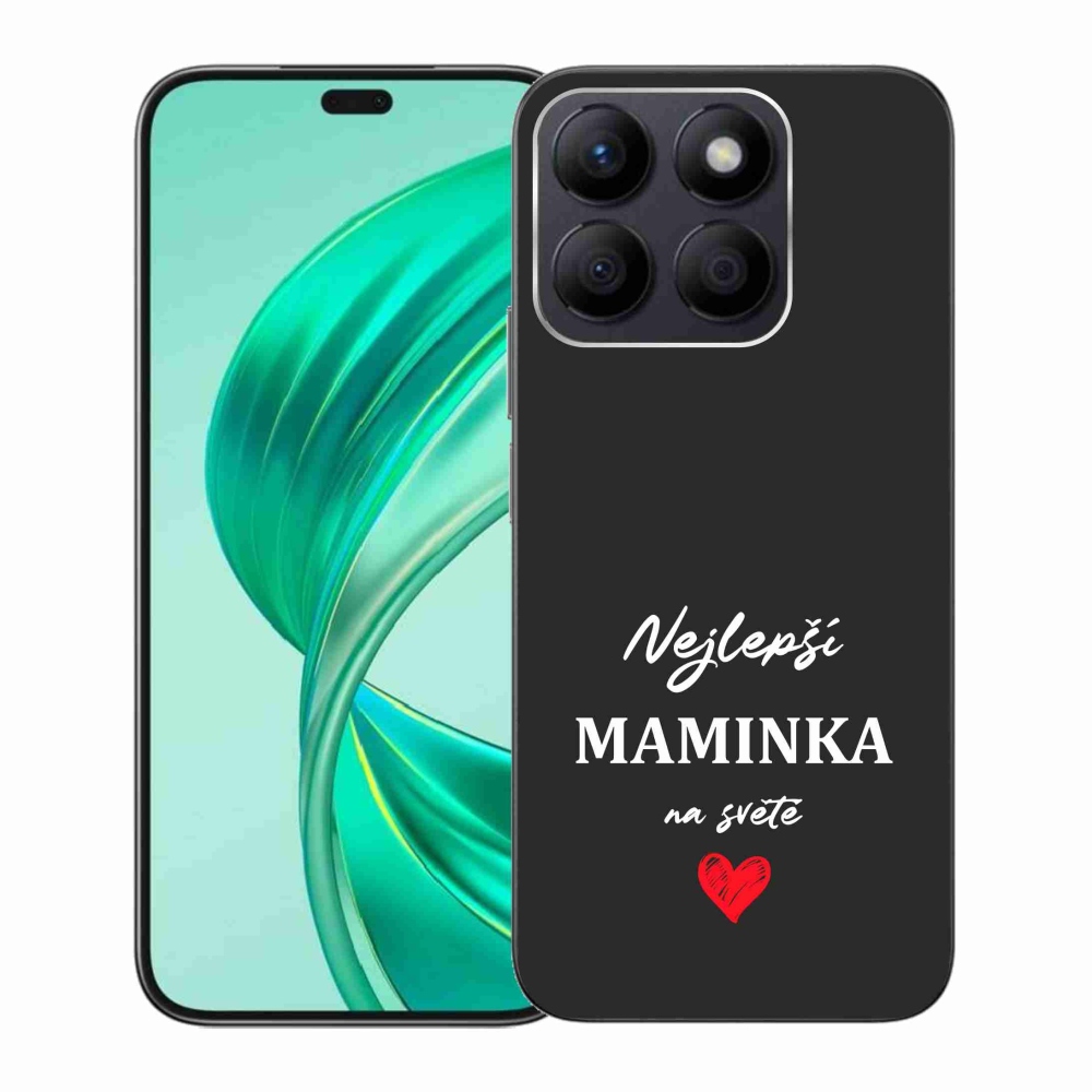 Gél borító mmCase a Honor X8b készülékhez - legjobb anya 1 fekete háttér