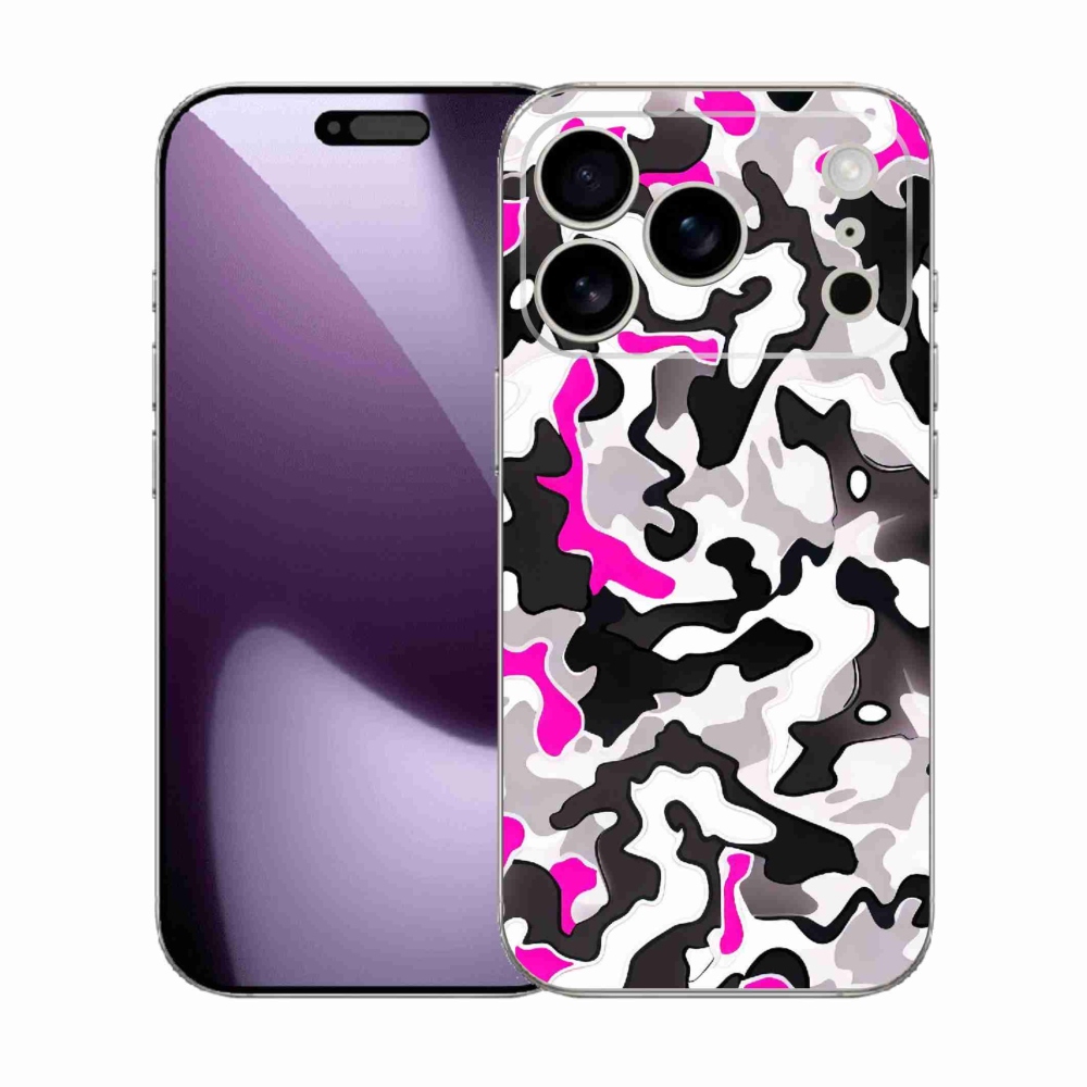 Zselés borítás mmCase iPhone 17 Pro készülékhez - terepszínű minta 5