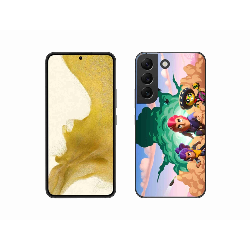 Gél borítás mmCase Samsung Galaxy S22 5G - verekedés csillagok