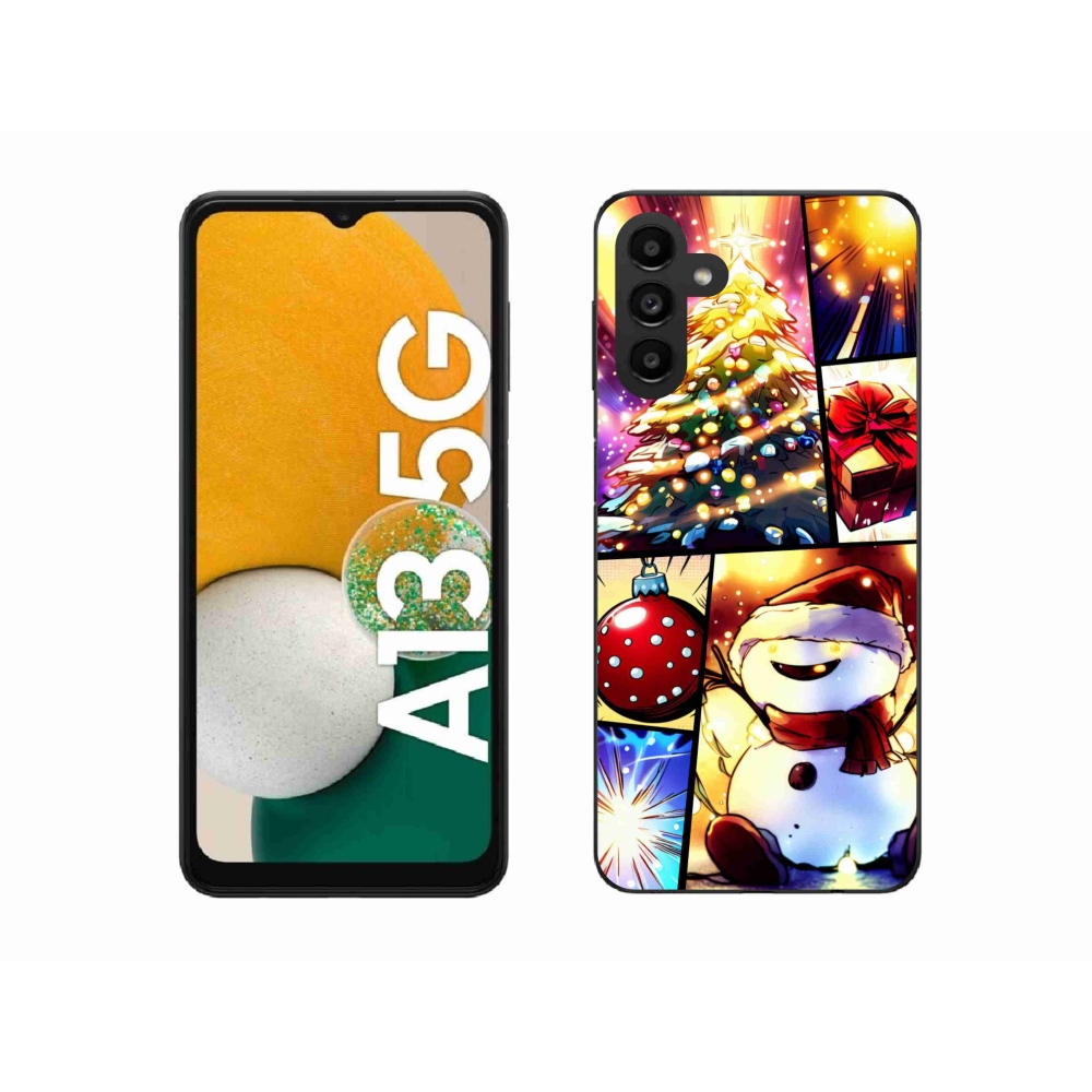 Gél borító mmCase Samsung Galaxy A13 5G - Karácsonyi motívumok 1