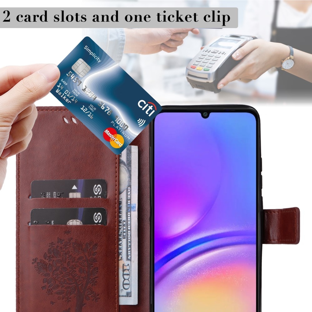 Fák könyve tok Samsung Galaxy A06 4G - barna színben