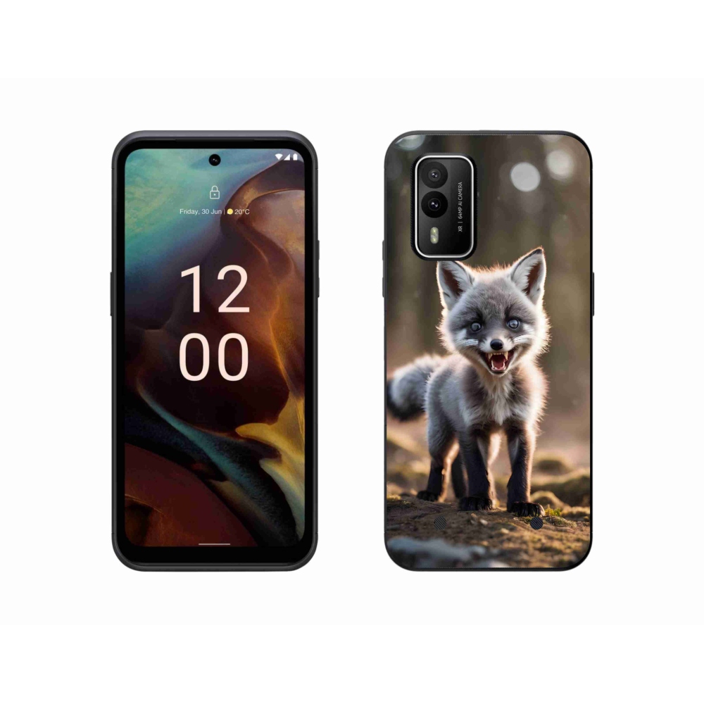 Zselés borítás mmCase a Nokia XR21 készülékhez - angry fox
